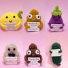 Cute Positive Energy Handmade Knitting Mini Dolls Cucumber Kimchi Potatoes Creative Gifts Funny Interesting Home Decor Ornament