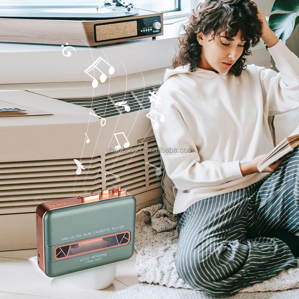 Factory Stereo Cassette Player Capture Tape Recorder Walkman Built in Speaker with Tape to MP3 Converter