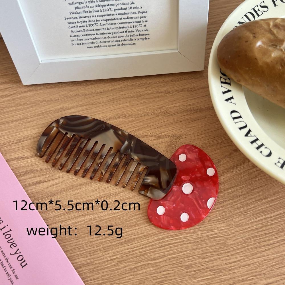 Tulip Acetate Comb Cartoon Hairdressing Combs Hair Care Makeup Comb  Household