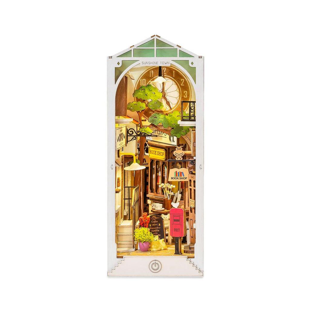 ROBOTIME Rolife Sunshine Town Book Nook Kit TGB02