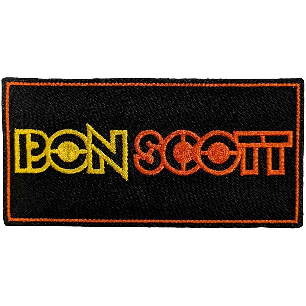 Bon Scott Woven Logo Iron On Patch