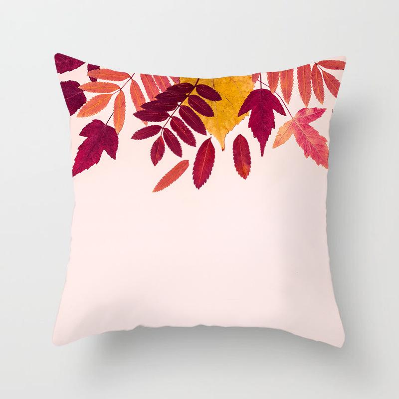 New Autumn Maple Leaf Pillowcase Home Sofa Cushion Pillowcase
