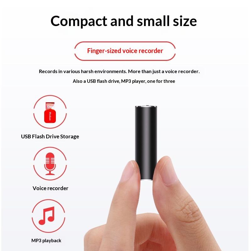 USB-накопитель Цифровой Ручка Аудио Звук Диктофон 8 ГБ / 16 ГБ / 32 ГБ Запись Продолжительная Запись 22 Часа USB Диктофон
