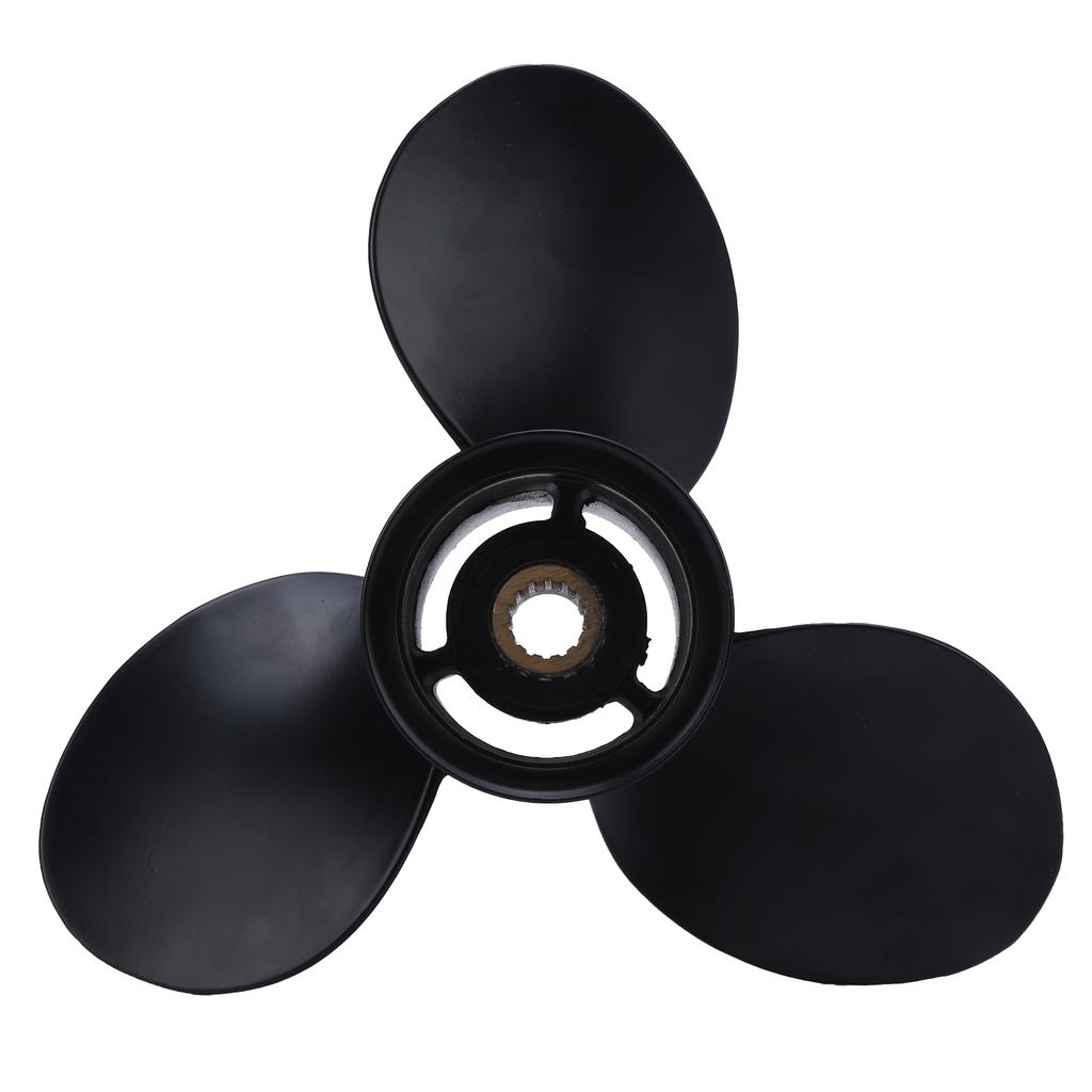 Aluminum Alloy Mariner Black Outboard 3 Blades Propeller for 9.25X11 Boat Accessories