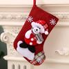 New Year Christmas Stocking Sack Xmas Gift Candy Bag Noel Christmas Decorations for Home Natal Sock Christmas Tree Decor