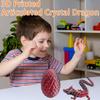 Таинственный дракон в костюме-яйце, 3D-печатный дракон с яйцом, Полностью шарнирно-сочлененный гибкий дракон с яйцами, 3D-печатная подарочная игрушка