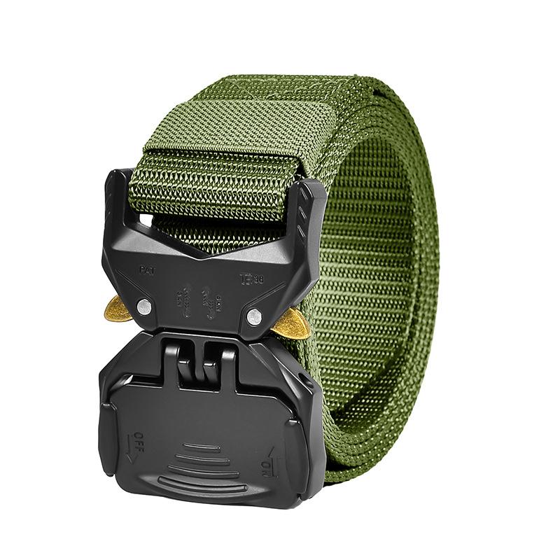Новый мужской нейлоновый ремень с тактической пряжкой, повседневная рабочая одежда, быстросъемные уличные ремни, универсальная спортивная одежда, брючный ремень Tide