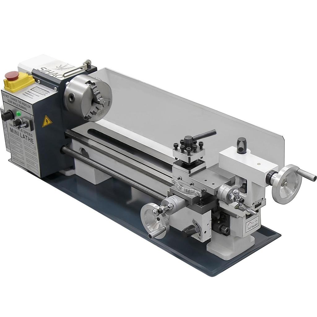 220V Lathe 180*350MM Plastic Gears without Tool Rest and Center Frame