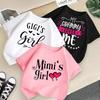 Girl T Shirt Letter Printed Children T-shirt Kids 100% Cotton Clothes Tshirt Tops Tee Boys Tee 2-13Y