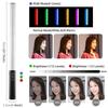 PULUZ RGB Цветной светодиодный светильник для фотографий Ручной светодиодный заполняющий светильник с регулируемой цветовой температурой и дистанционным управлением