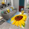 3D Подсолнух Узор Домашние Ковры для Гостиной Спальни Ванной Кухни Коврик Детская Игровая Большой Ковер Ребенок Ползать Напольный Коврик