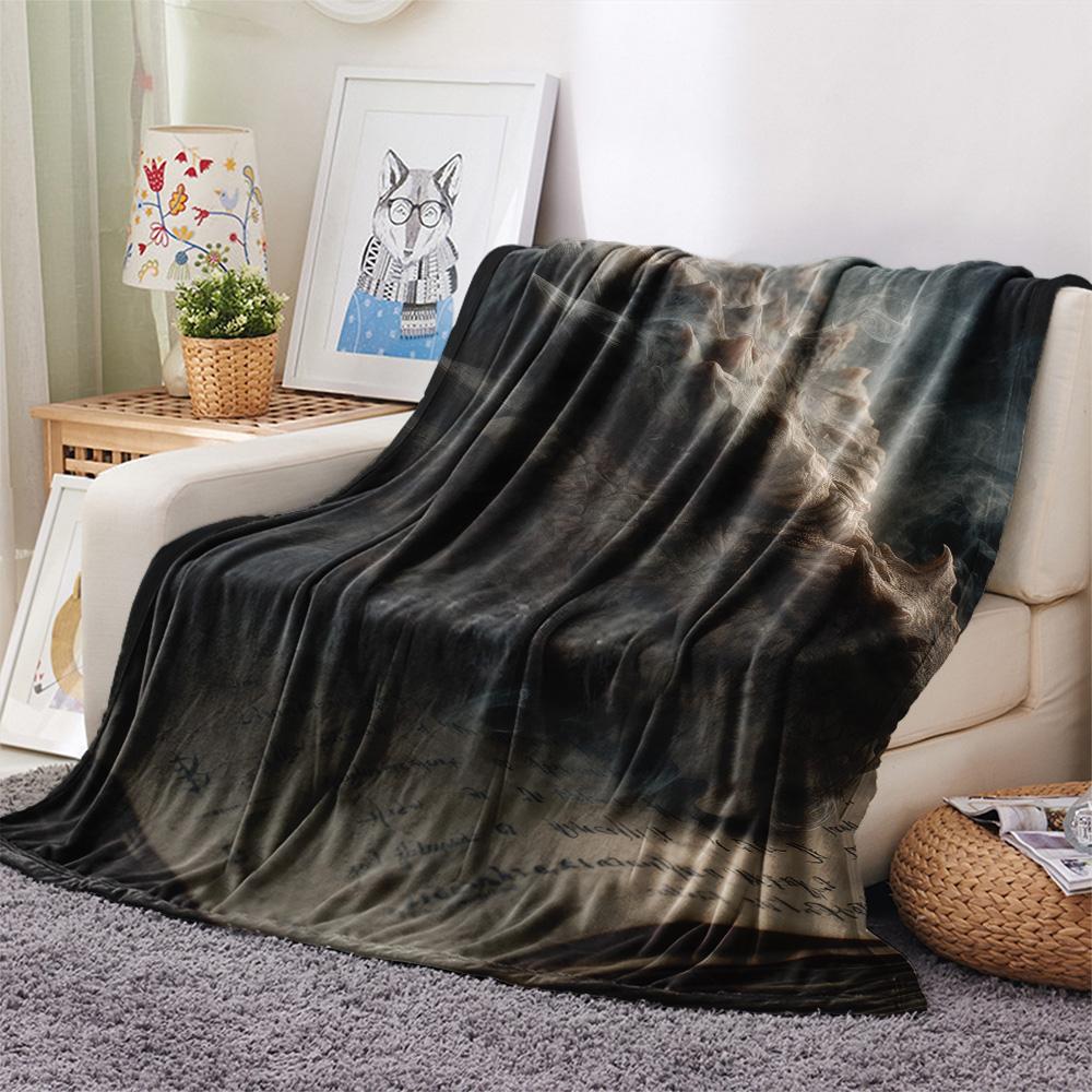 Books Print Flannel Blanket, High quality Comfortable for All Seasons, Home Decor, Warmth and Comfort