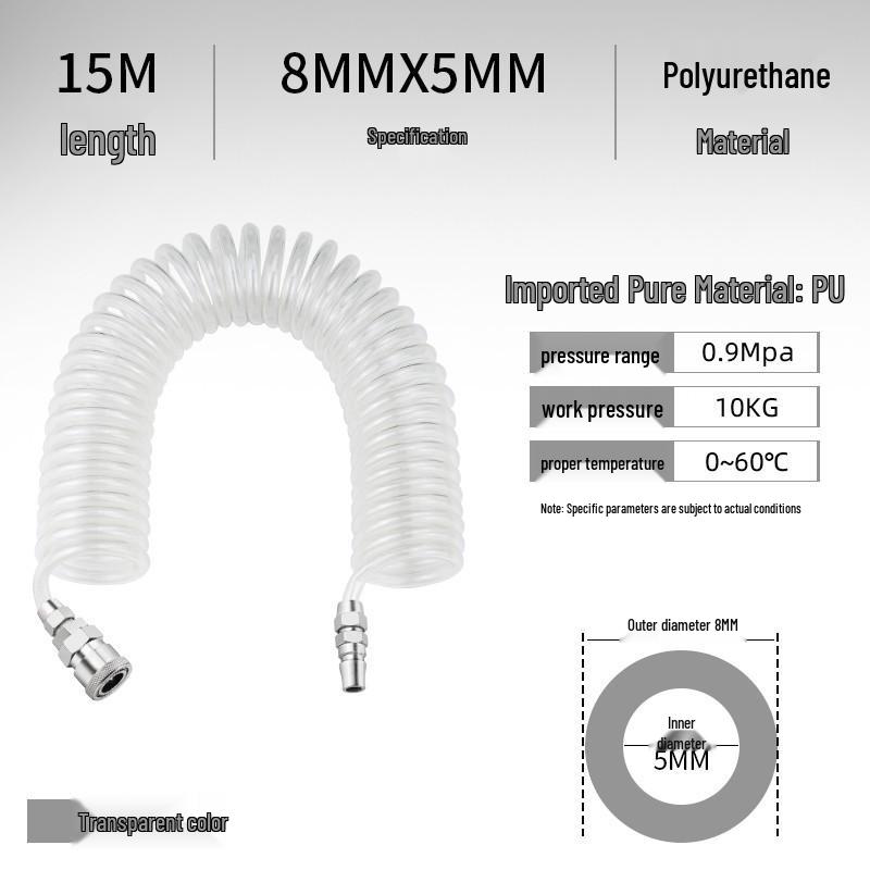 Durable High-Resilience PU Pneumatic Air Hose