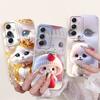 Чехол для Samsung Galaxy A53 A54 A55 5G Обложка SM-A536B SM-A546V SM-A556B Ударопрочный Funda Модный Цветочный Мягкий Силиконовый Матовый Etui