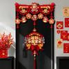 2026 Horse-themed Lunar Year Decor Chinese Character New Year Hanging Flag  Chinese New Year