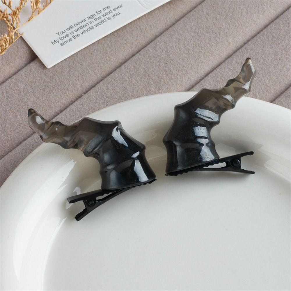 Hair Clip Devil Horn Hairpin Hairband Halloween Hair Hoop Halloween Headband Costume Accessory