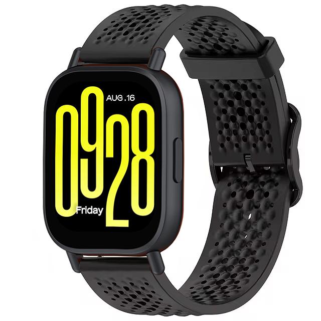 20mm 22mm Silicone Strap for Redmi Watch 5 Active/Lite Sports Smartwatch Breathable Replacement Wristband for Redmi Watch 5 Lite