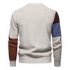 Fashion Leisure Long Sleeve Slim Fit Knitted Sweater Pullover Sweater