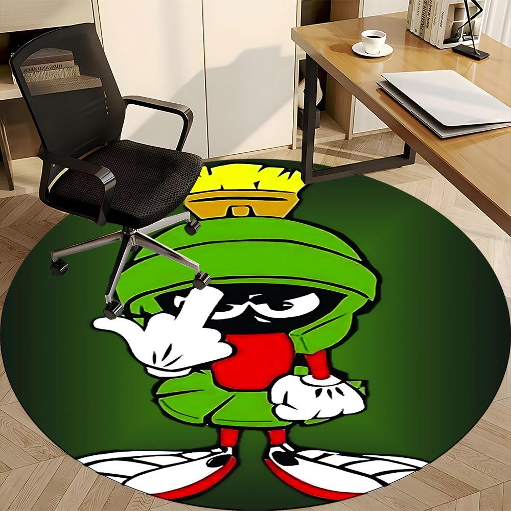 Looney Tunes Marvin The Martian Office Round Area Rug, Under Office Chairs Bedroom Living Room Home Decor a1022297
