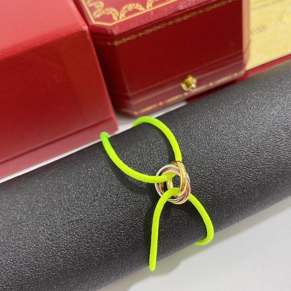 Плетеный вручную трехрядный цветной браслет: Подарок в стиле «Счастливая пара» на Новый год