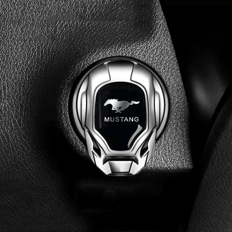 Car Sticker Car Start Stop Engine Push Button Cover Sticker for Ford Mustang Fusion Mondeo Explorer GT350 Fiesta F150 Focus MK2