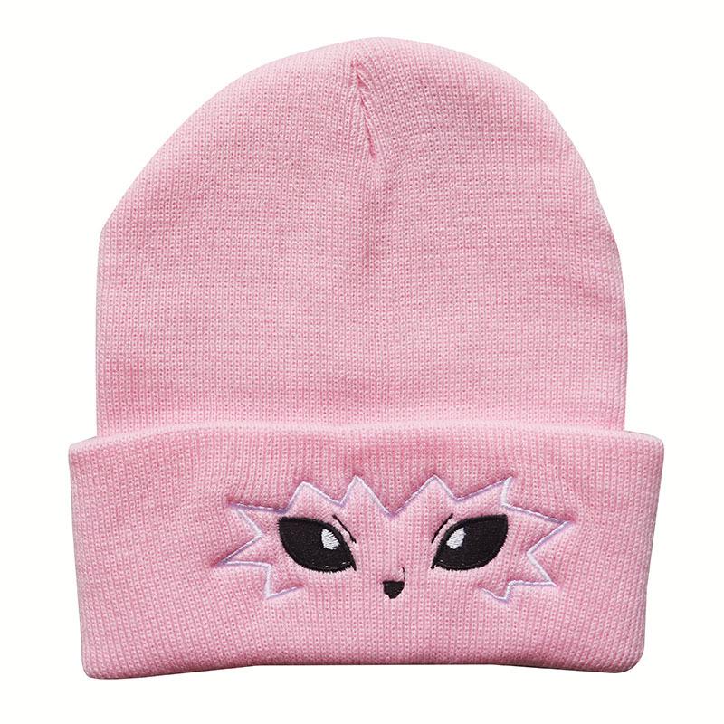 Популярные европейские и американские осенние и зимние шапки, мультяшные милые глаза, шерстяные шапки, теплые вязаные шапки для улицы для мужчин и женщин