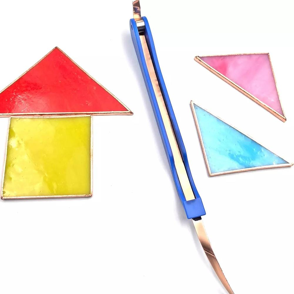 Инструмент для фольгирования цветного стекла, ручной инструмент для фольгирования цветного стекла, инструмент для шитья из меди D8B0