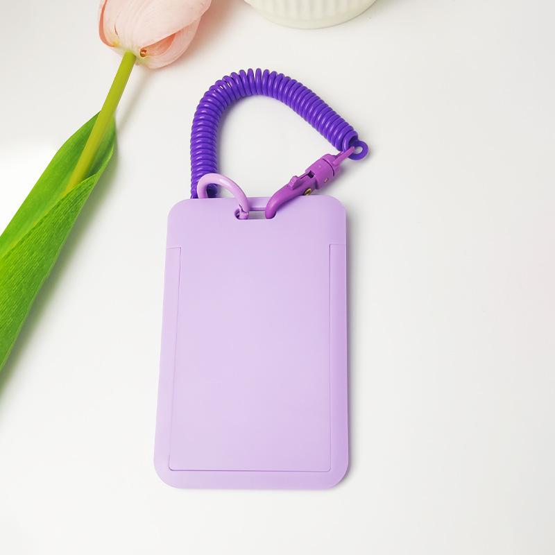 Чехол с мультяшным принтом, идентификационная бирка, чехол для рабочей карты с эластичным ремешком на запястье, держатель для бейджа, чехол для деловой карты доступа