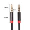3,5 мм ПВХ штекерный кабель аудио медь MP3 наушники автомобильный удлинитель Aux кабель провод