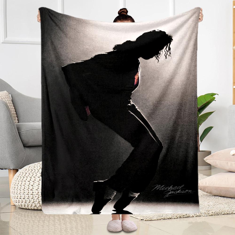 Michael Jackson 5 Blanket Warmthful Decor Great for Bedding Office Chair Sofa Four Seasons Multipurpose Digital Print