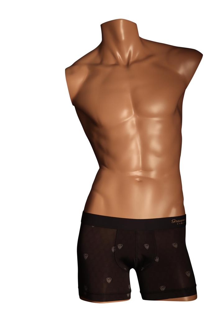 Grave Vault MARK SHORT BOXER Боксеры Черные Мужские Трусы,