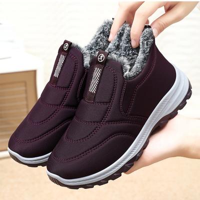 Хлопковая обувь, зимние оверсайз хлопковые ботинки, ботинки-одноноги с добавленным бархатом и толстые ботинки для ходьбы, уличные зимние ботинки