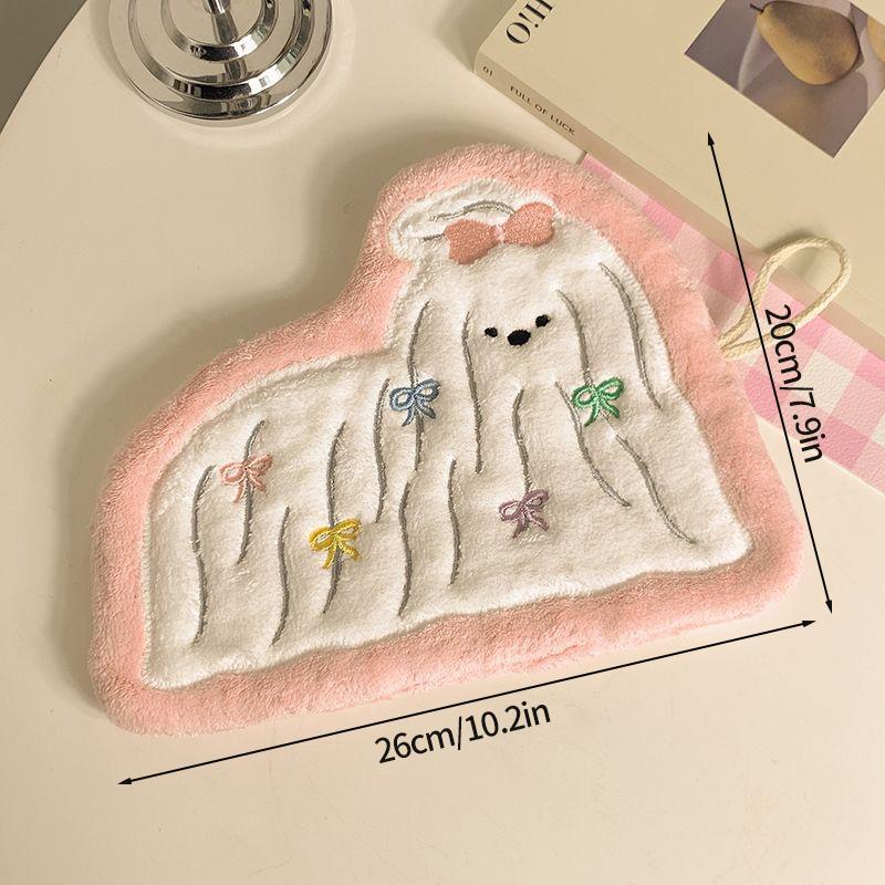 Cartoon Hand Towel Cute Kitchen Towels Bathroom Hand Towel Kitchen Cleanning Cloth Handkerchief Bath Serviettes Hand Cloths