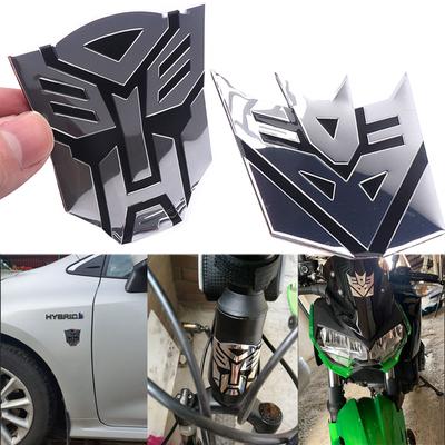 Стайлинг автомобиля 3D наклейки для автомобиля крутой логотип автоботов наклейка мотоцикл велосипед украшение автомобиля