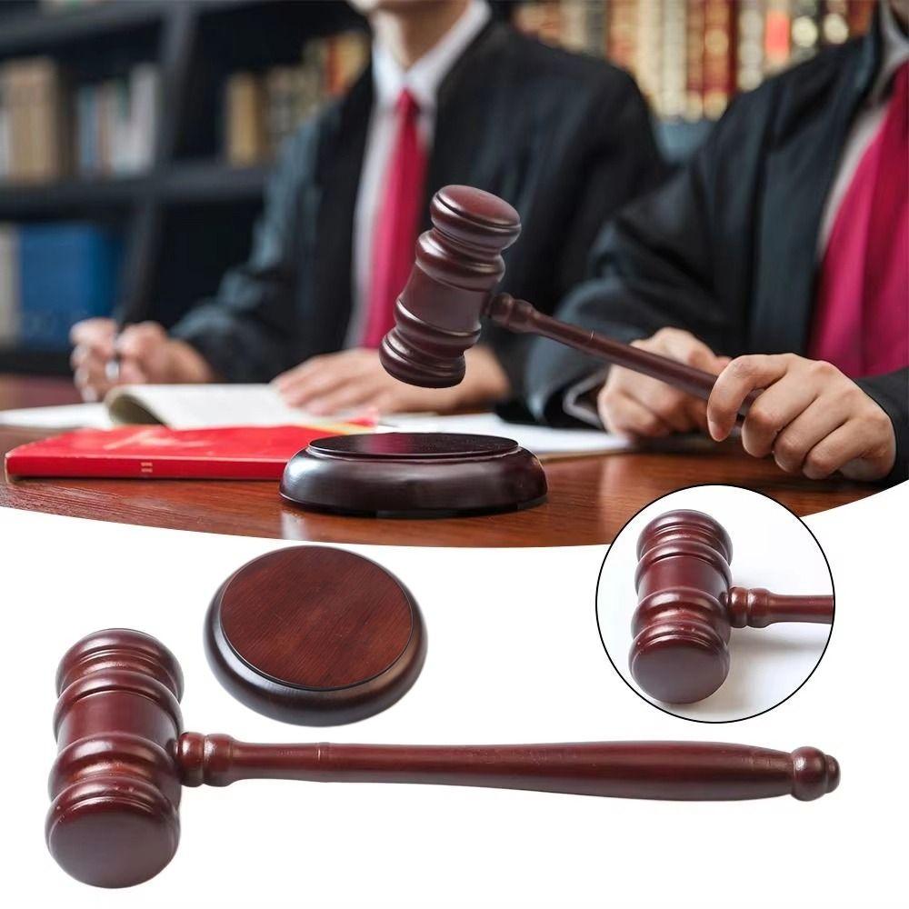 with Sound Block Wood Adjudgement Gavel High Quality Decorative Hammer Set For Lawyer