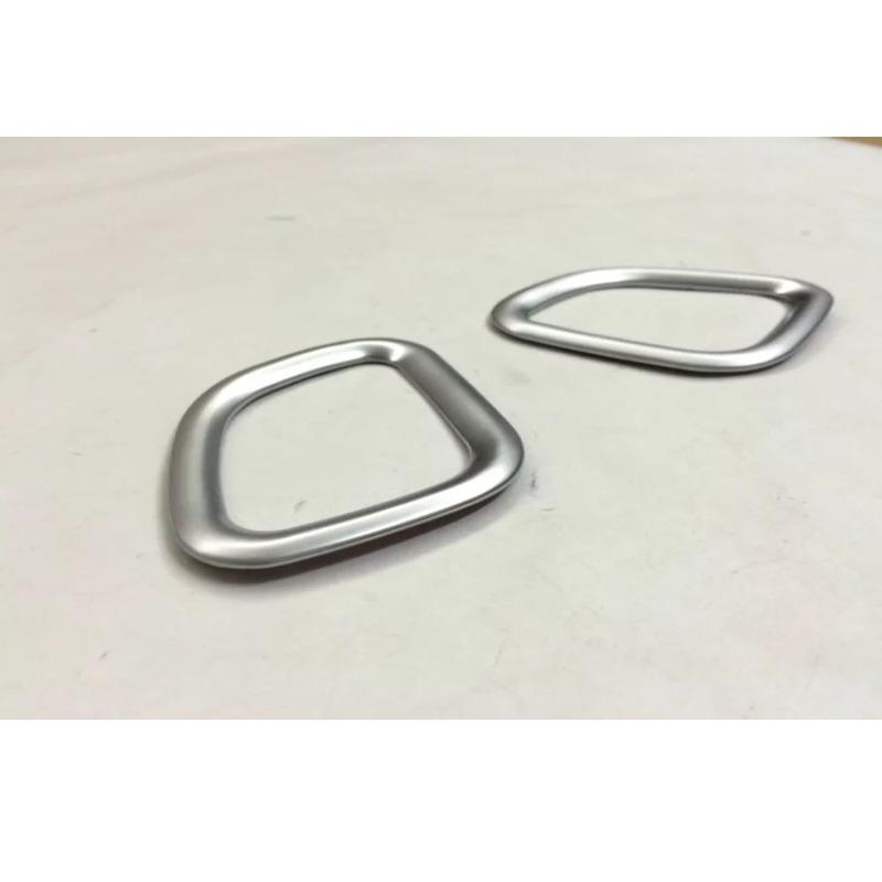 For Suzuki Vitara 2016 2017 2018   Car Styling Cover Garnish Detector Trim Front Air Condition Outlet Vent Frame 2PCs