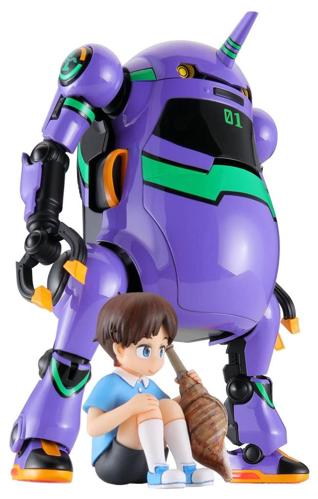 Hasegawa Mechatro Wego Eva Collaboration Series Shogoki Shinji Ikari Scale Plastic Model SP518 Vol.5 + 1/20 Color-Color ...