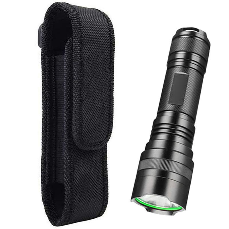 Нейлоновый поясной ремень, охотничьи сумки, тактический военный вращающийся на 360 градусов фонарик