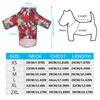 1Pcs Pet Shirts Hawaiian Pet Dog Polo T-Shirts Hawaiian Pet Clothes Beach Coconut Tree Print Pet Summer Shirt for Small