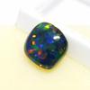 Lab-Created Opal Loose Gemstone Doublet Square Cushion Cut 10 ct Multi Color for Jewelry Designs