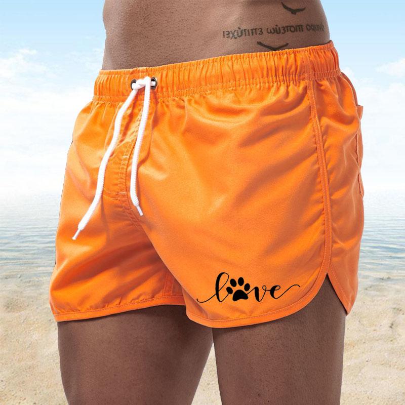 Мужские купальники, короткие быстросохнущие пляжные шорты, сексуальный купальник, летние плавки для купания, повседневные брюки Sunga Surf, волейбол