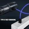 Высококачественный светодиодный фонарик 3*SST20 со встроенным аккумулятором USB, перезаряжаемый фонарик с зажимом для ручки, водонепроницаемый фонарь для кемпинга и пешего туризма