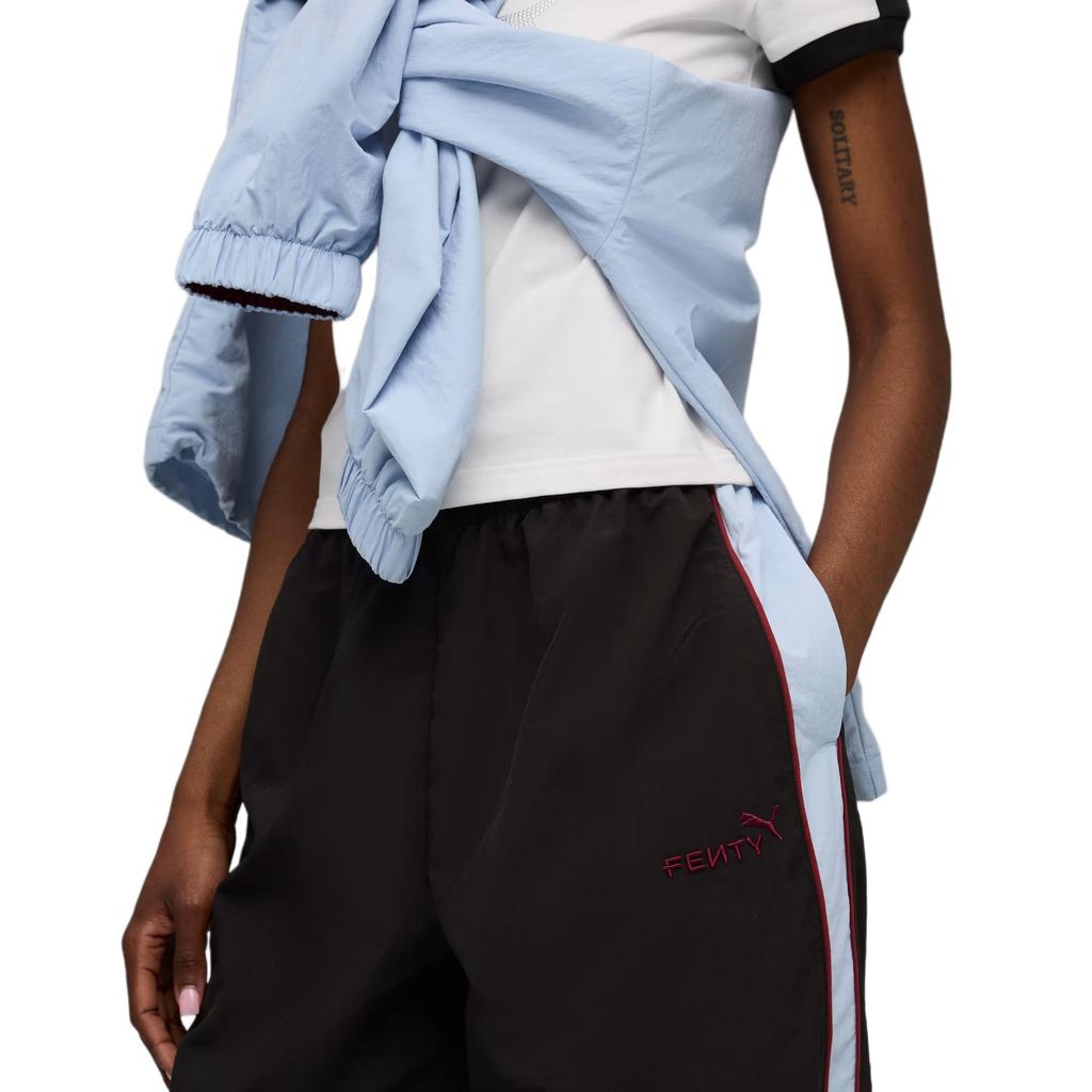 Puma Fenty SS25 Удобные Универсальные Мягкие Приятные к коже Спортивные брюки средней посадки Унисекс Брюки 635543-01