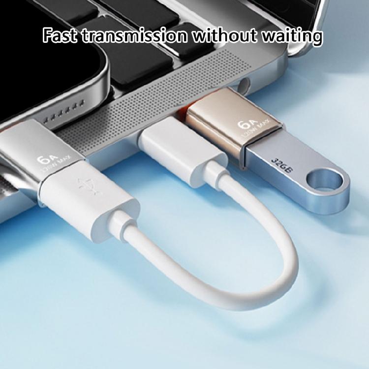 Металлический адаптер Type C на USB 3.1 10 Гбит/с Карманный адаптер для зарядки Несколько размеров Обновления для быстрой передачи данных и зарядки
