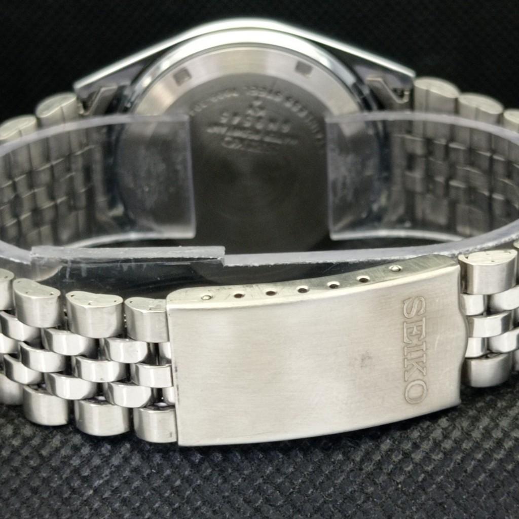ВОССТАНОВЛЕННЫЕ ВИНТАЖНЫЕ МУЖСКИЕ ЧАСЫ SEIKO 5 AUTOMATIC JAPAN D/D SILVER 593a-a311253-2