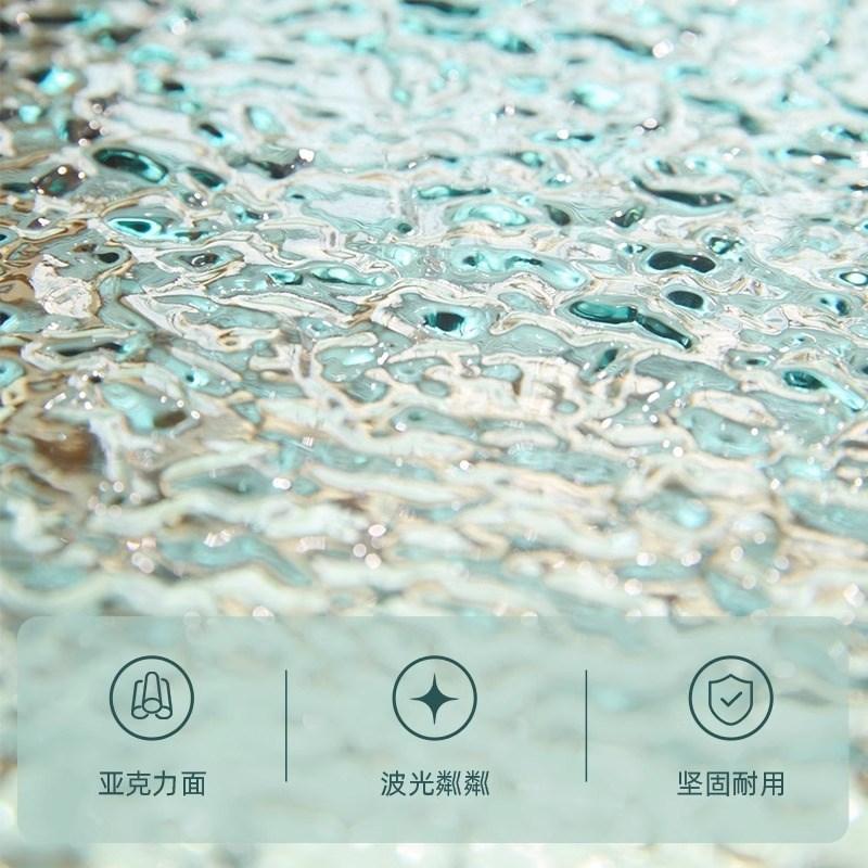 Акриловый приставной столик Низкий столик Фанерная прямоугольная столешница Рама из нержавеющей стали Маленькое украшение для дома Проволочное основание Маленький столик