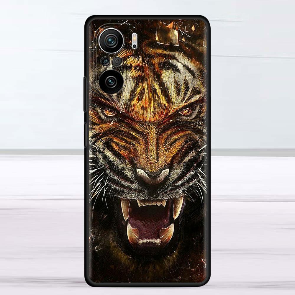 Чехол для Xiaomi Redmi Note 11 9S 10 9 8 7 9A 9C 9i K40 8T 10C 9T K50 силиконовый чехол для телефона Лев Волк
