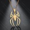 Популярное ожерелье из нержавеющей стали Человек-паук - Вдохновлено фильмами и телевидением