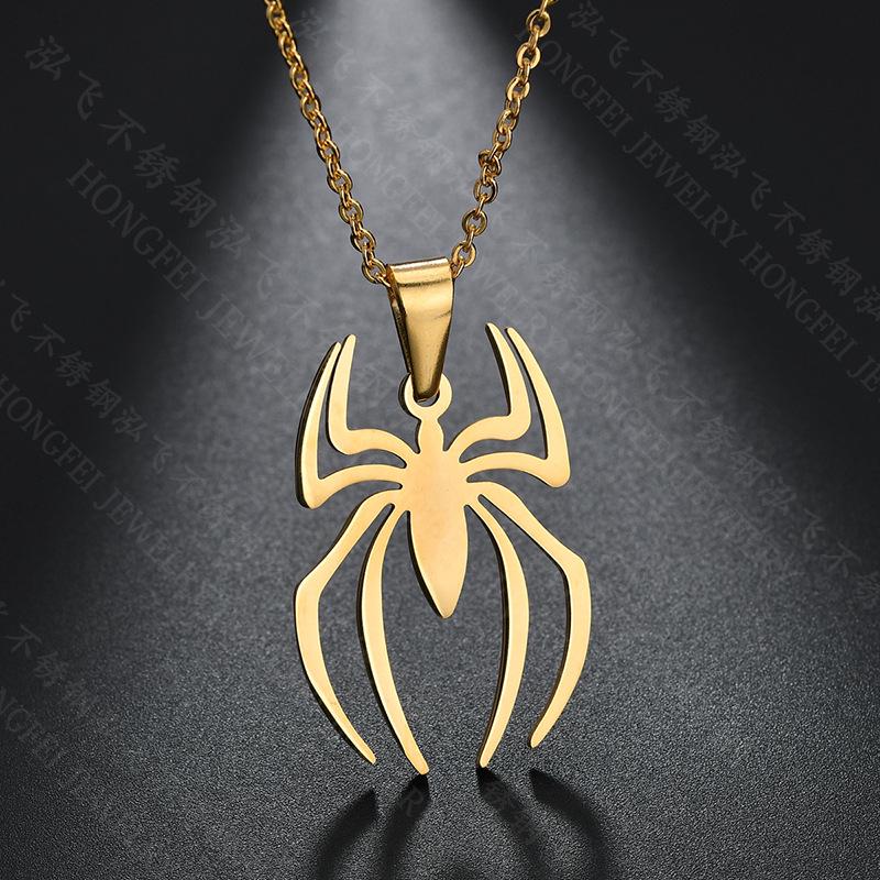 Популярное ожерелье из нержавеющей стали Человек-паук - Вдохновлено фильмами и телевидением