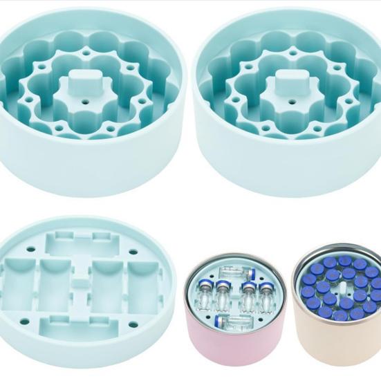 Вставка для флаконов для пищевых банок Hydrapeak, штабелируемый держатель для флаконов 3 мл, набор для хранения пептидов, максимальная вместимость 28 флаконов, вставка для Hydrapeak 32 унции, 25 унций, 18 унций